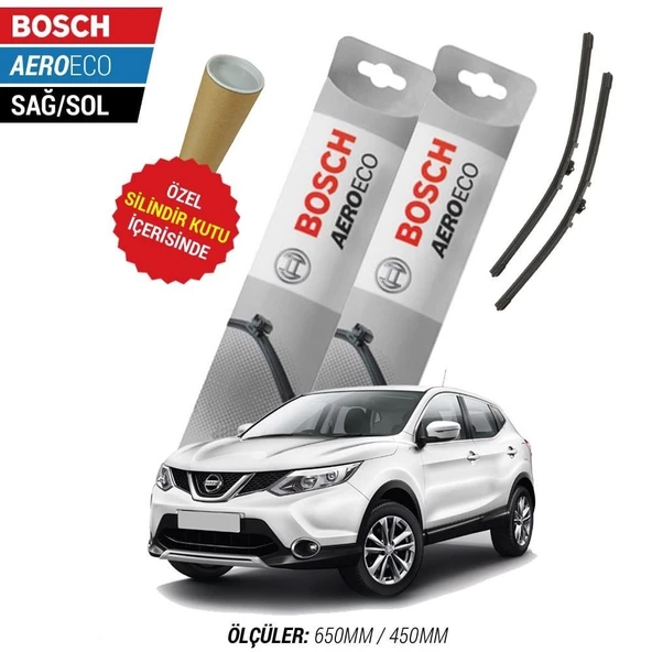 Nissan Qashqai 2016  Silecek Takımı Bosch Aeroeco