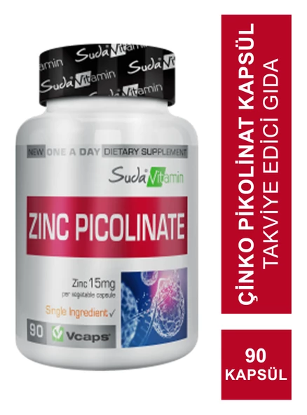 Suda Vitamin Zinc Picolinate 90 Kapsül