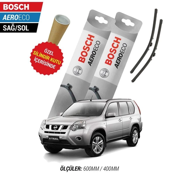 Nissan X-Trail 2013  Silecek Takımı Bosch Aeroeco