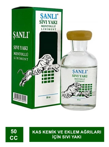 Şanlı Mentollu Liniment 50cc Sıvı Yakı