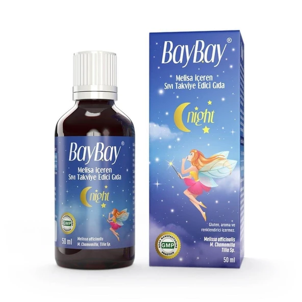 Baybay Night Melisa Takviye Edici Gıda 50ml