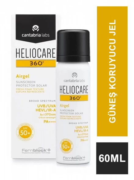 Heliocare 360 Airgel SPF50+ Güneş Koruyucu Jel 60 ml