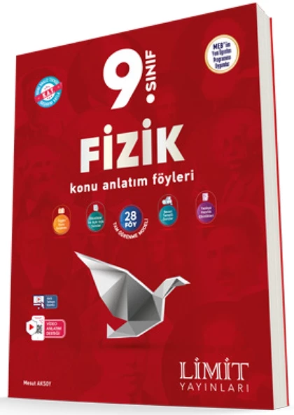 Limit 2025 9. Sınıf Fizik Konu Anlatım Föyleri Güncel Müfredat