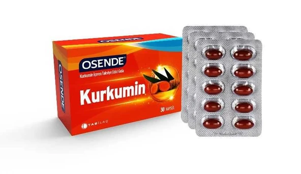 Osende Kurkumin 30 Yumuşak Kapsül
