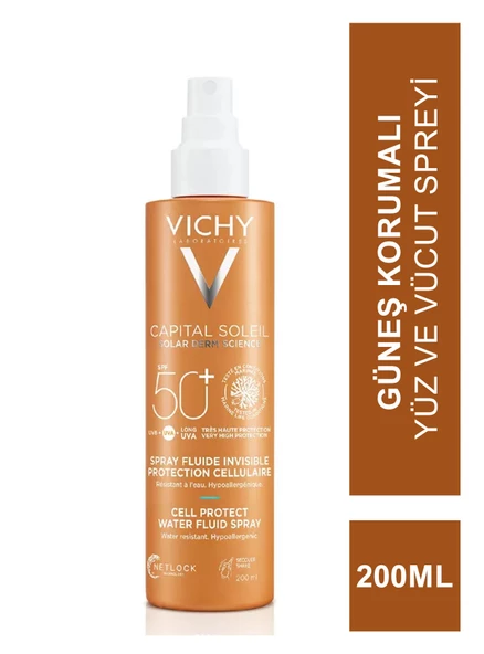 Vichy Capital Soleil Güneş Korumalı Yüz ve Vücut Spreyi SPF 50 200 ml