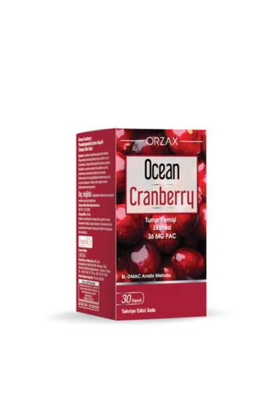 Ocean Cranberry Turna Yemişi Ekstresi 36 mg Pac 30 Tablet