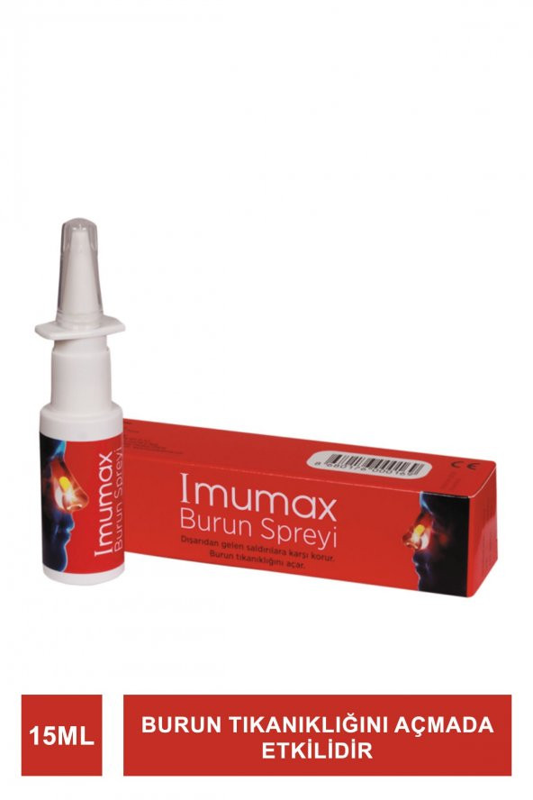 Imuneks Imumax Burun Spreyi 15 ml (S.K.T 05-2026)