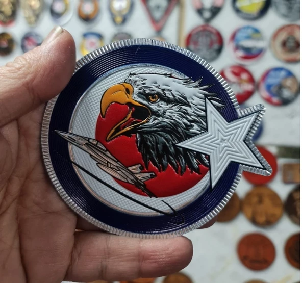 KARTAL - F 16 BAYRAKLI PEÇ - Arma - TPU Patch - Resim 2