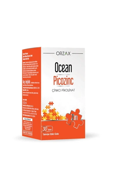 Ocean Picozinc Takviye Edici Gıda 30 Kapsül