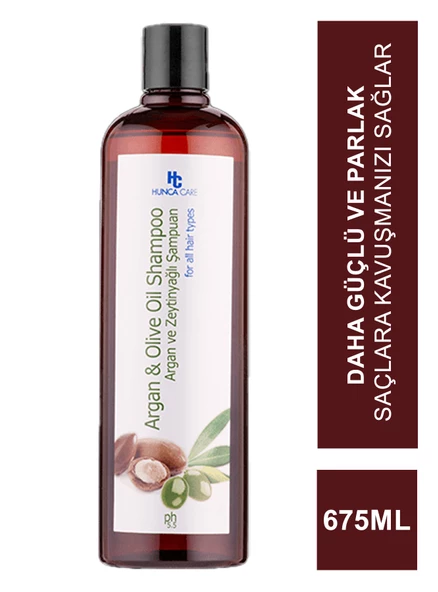 Hunca Care Argan & Zeytinyağlı Şampuan 675 ml