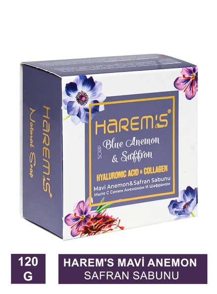 Harem's Mavi Anemon & Safran Sabunu 120g