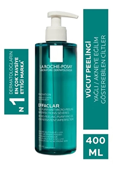 La Roche Posay Effaclar Mikro Peeling Jel 400 ml