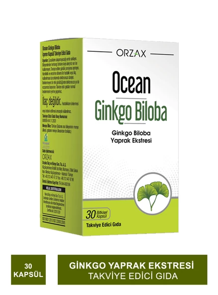 Ocean Ginkgo Biloba 30 Kapsül