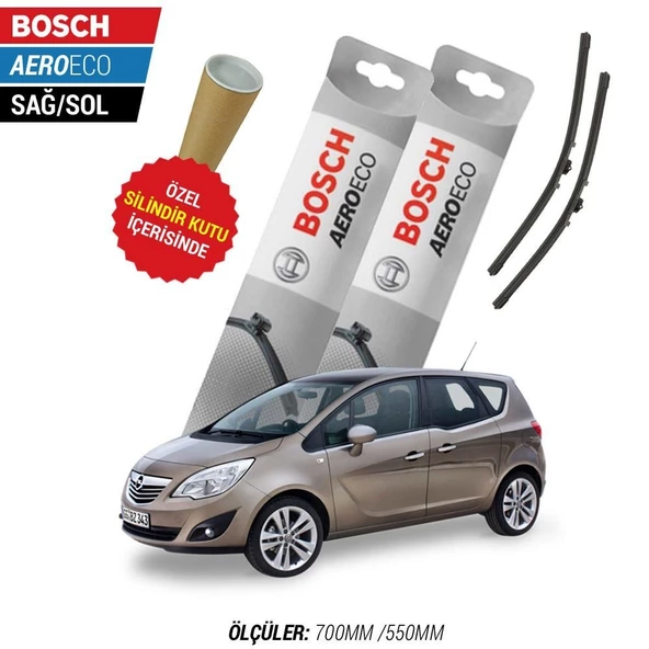 Opel Meriva 2012  Silecek Takımı Bosch Aeroeco - Resim 3