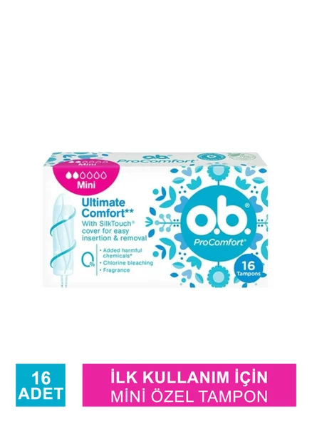 O.B. Pro Comfort Mini Tampon Light Days 16 Adet