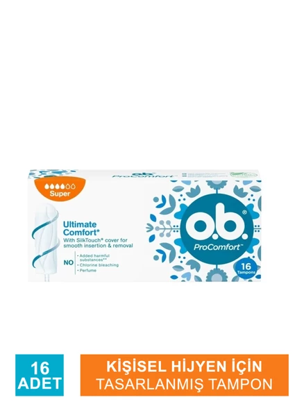 O.B. Pro Comfort Süper Tampon 16 Adet