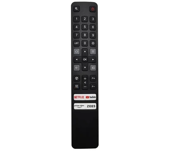 Tcl 85P755 İle Uyumlu Smart Tv Kumanda-Mikrofonsuz