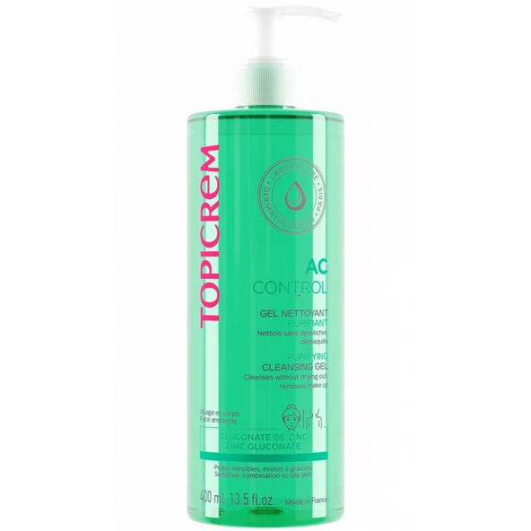 Topicrem AC Purifying Cleansing Yüz Temizleme Jeli 400 ml