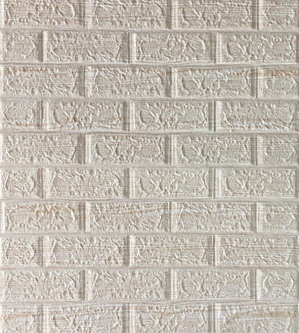 Renkli Duvarlar Tuğla Desen Kendinden Yapışkanlı Dekoratif 3D Duvar Paneli NW96 - Resim 2