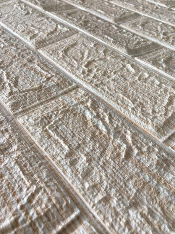 Renkli Duvarlar Tuğla Desen Kendinden Yapışkanlı Dekoratif 3D Duvar Paneli NW96 - Resim 3