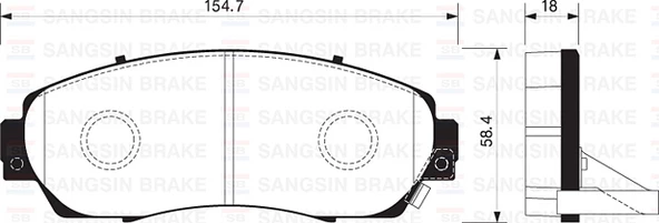 ÖN BALATA DİSK HONDA CR-V 15 Üstten Delikli