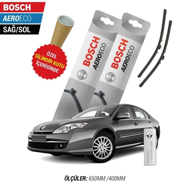 Renault Laguna 3 2011  Silecek Takımı Bosch Aeroeco - Resim 3