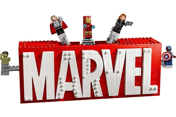 LEGO Super Heroes 76313 MARVEL Logo - Resim 3