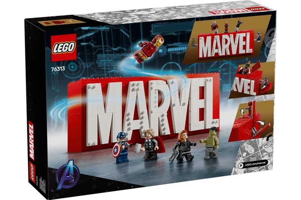 LEGO Super Heroes 76313 MARVEL Logo - Resim 2