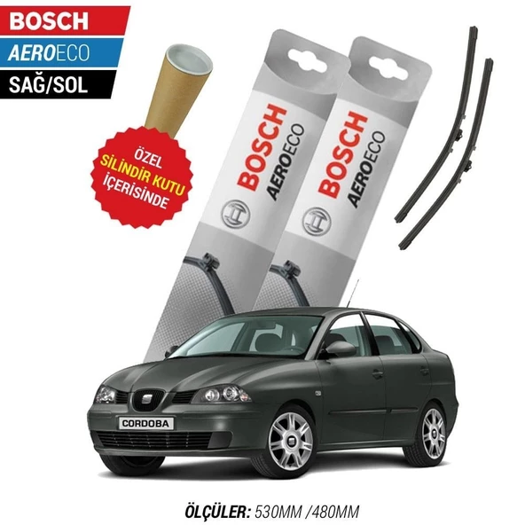 Seat Cordoba 2007  Silecek Takımı Bosch Aeroeco - Resim 3