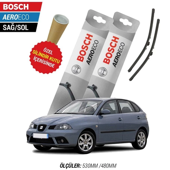 Seat İbiza 2009  Silecek Takımı Bosch Aeroeco - Resim 3