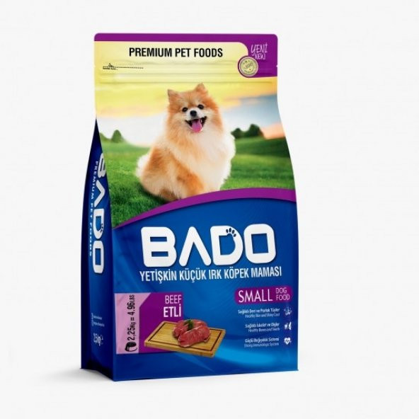 Bado **Premium** Etli Yetişkin Küçük Irk Köpek Maması 2250 gr
