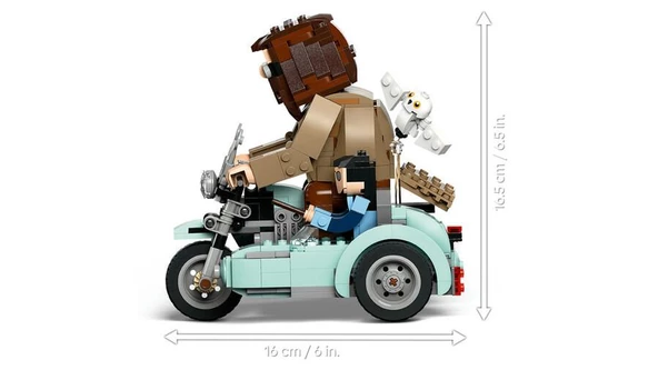 LEGO Harry Potter 76443 Hagrid and Harry's Motorcycle Ride - Resim 4