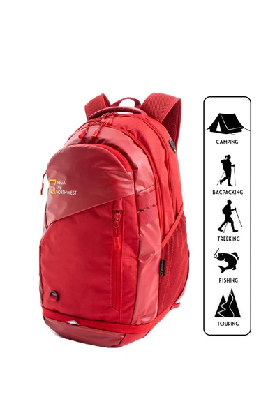 Unisex Outdoor Çanta Dağcı Çantası Kamp Çantası Seyahat Çantası Treeking Yürüyüş Çantası 43*30 Cm - Resim 5