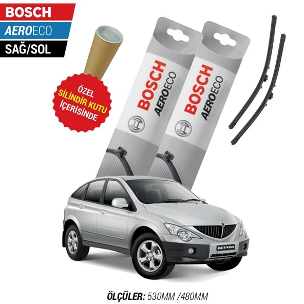 Ssangyong Actyon 2008  Silecek Takımı Bosch Aeroeco - Resim 3