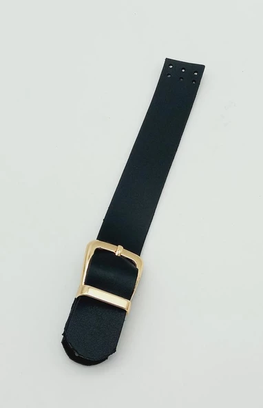 Çanta Aksesuar Tek Kat 18 Cm Suni Deri Siyah Kapak Light Gold Metal