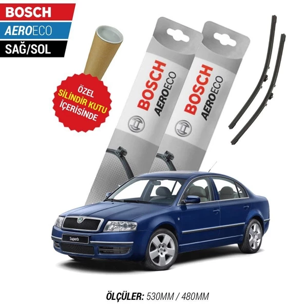 Skoda Superb 2006  Silecek Takımı Bosch Aeroeco