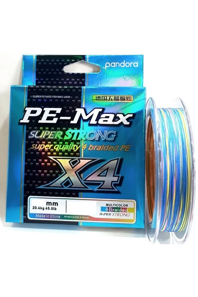 Pandora Pe-max 4x 300 Mt Multıcolor  İp Misina 0,16 Mm