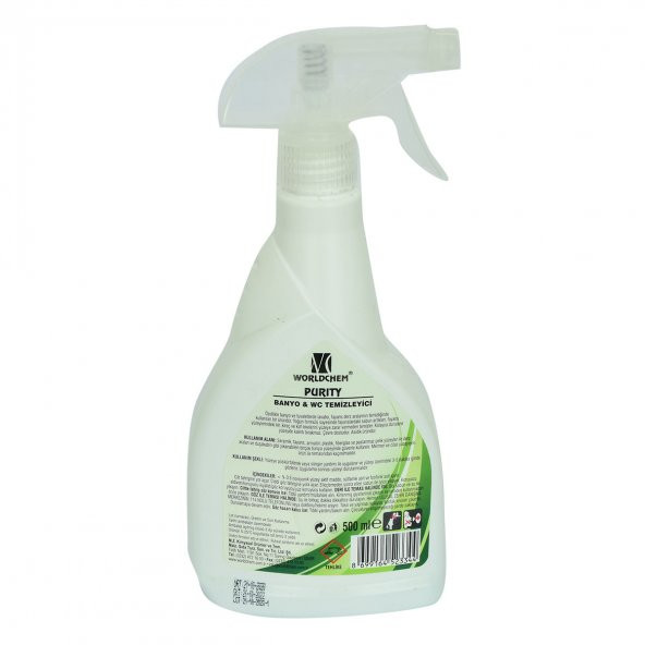 Purity Banyo ve Wc Temizleyici 5 Etki Sprey Şişe 500 ML - 3