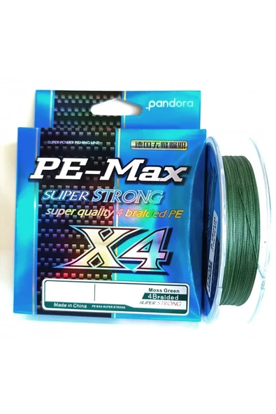 Pandora Pe-max 4x 300 mt Moss Green İp Misina 0,16 m