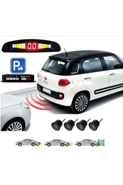 Bmw 116 Araca Göstergeli İkazlı Park Sensörü - 2