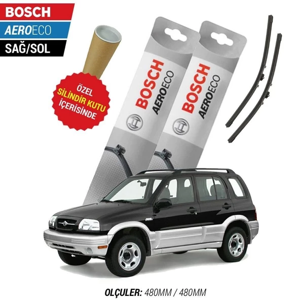 Suzuki Grand Vitara 1999  Silecek Takımı Bosch Aeroeco ürün görseli