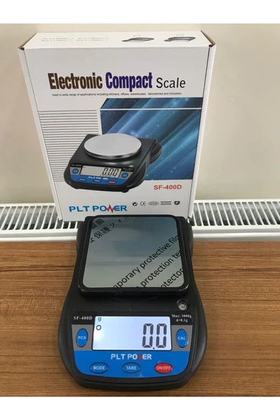 PLT Dijital Çok Hassas Tartı - Eczane -mutfak- Gümüşçü Terazisı 3 kg-0.1 gr-sf 400