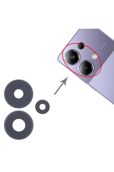 Xiaomi Uyumlu Poco M6 4G Kamera Lensi Cam 2404APC5FG ürün görseli