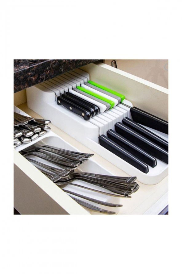 Beyaz Çekmece Içi Bıçak Düzenleyici - 5