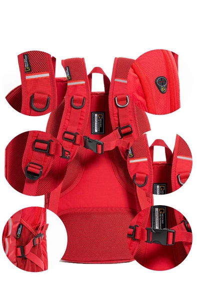 Unisex Kamp Çantası Seyahat Çantası Treeking Yürüyüş Çantası 42*30 Cm Outdoor Günlük Sırt Çantası - 8