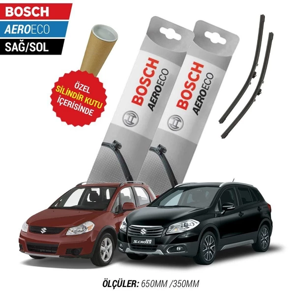 Suzuki SX4 S-Cross 2010  Silecek Takımı Bosch Aeroeco - Resim 3