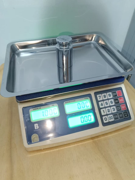 30 KG-2025 ONAYLI MÜHÜRLÜ TERAZİ-FİYAT HESAPLI TARTI-UZUN ŞARJ-SUYA DAYANIKLI-PRO MODEL-2 YIL GARANTİ - 5
