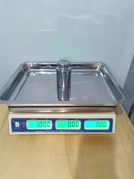 30 KG-2025 ONAYLI MÜHÜRLÜ TERAZİ-FİYAT HESAPLI TARTI-UZUN ŞARJ-SUYA DAYANIKLI-PRO MODEL-2 YIL GARANTİ - 2