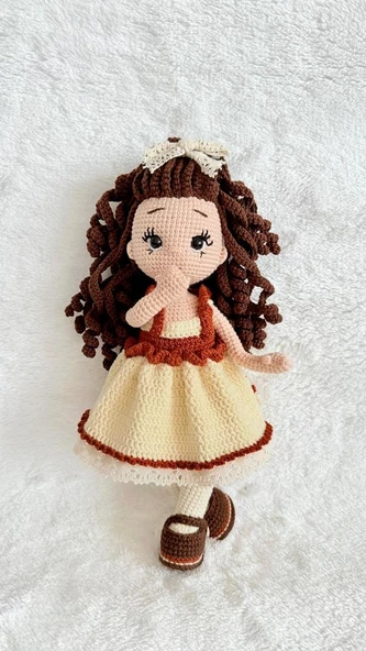 Vera Bebek Amigurumi Organik Oyuncak - Resim 2