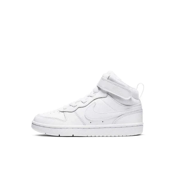 Nike Court Borough Mid 2 (Psv) Çocuk Sneaker Ayakkabı CD7783-100 - 4